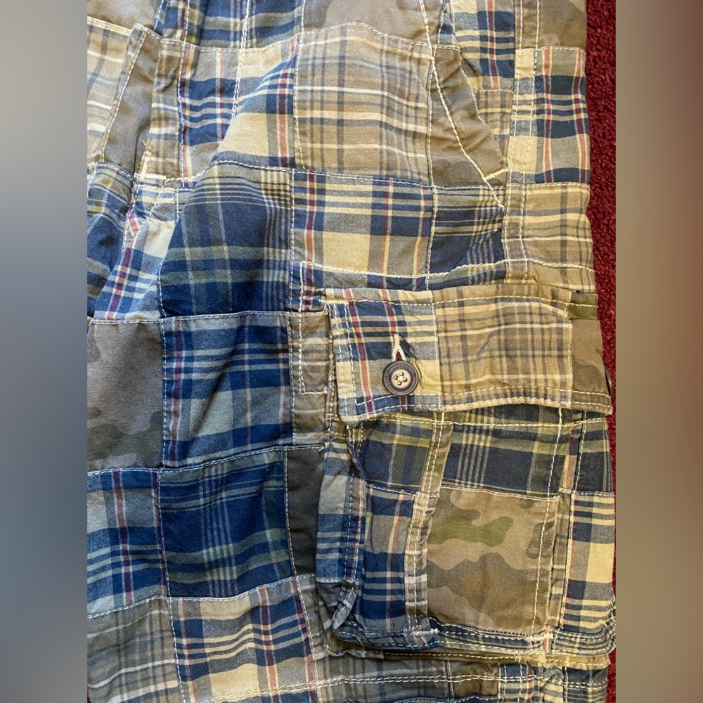 American Eagle Cargo Shorts Patchwork - image 3